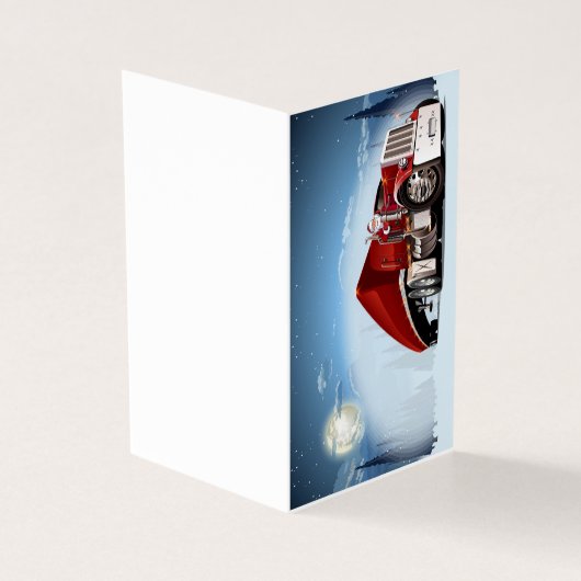 Kerstkaart Kaart (Buitenkant)