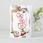 kerstkaart kaart (Staand voorkant)