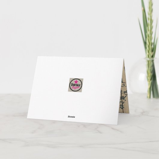  kerstkaart kaart (Achterkant)