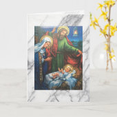 kerstkaart kaart (Gele Bloem)