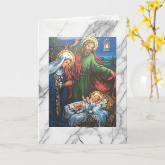 kerstkaart kaart (Gele Bloem)