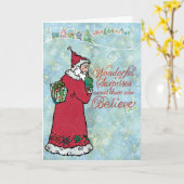 kerstkaart kaart (Gele Bloem)