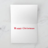kerstkaart kaart (Binnen)