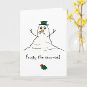 Kerstkaart Kaart (Gele Bloem)