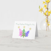 kerstkaart kaart (Gele Bloem)