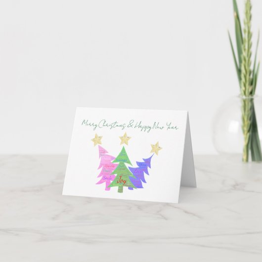 kerstkaart kaart (Voorkant)