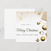 Kerstkaart Kaart (Voorkant / Achterkant)