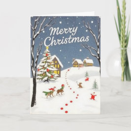 Kerstkaart Kaart
