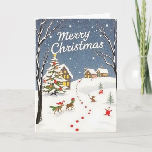 Kerstkaart Kaart (Voorkant)