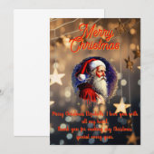  kerstkaart kaart (Voorkant / Achterkant)