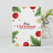 kerstkaart kaart (Staand voorkant)