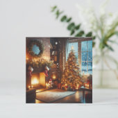 kerstkaart kaart (Staand voorkant)