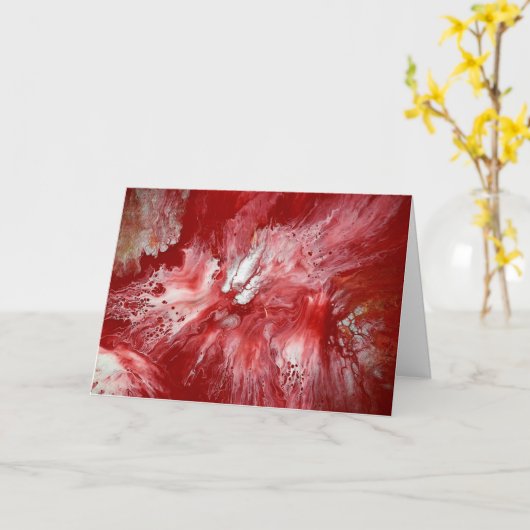 Kerstkaart Kaart (Gele Bloem)