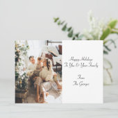 KERSTKAART KAART (Staand voorkant)