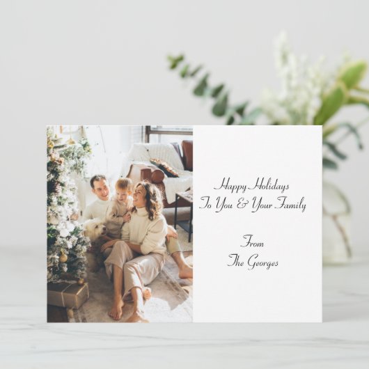 KERSTKAART KAART (Staand voorkant)