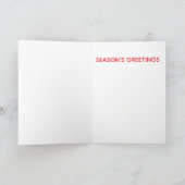 Kerstkaart Kaart (Binnen)
