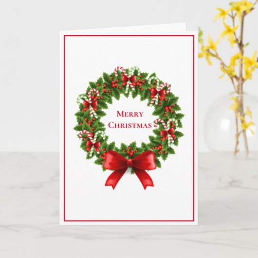 kerstkaart kaart (Gele Bloem)