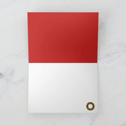 kerstkaart kaart (Binnen)