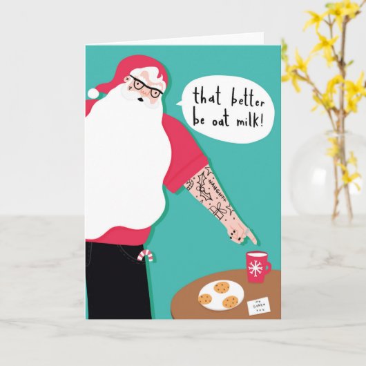 kerstkaart kaart (Gele Bloem)