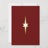 kerstkaart kaart (Achterkant)
