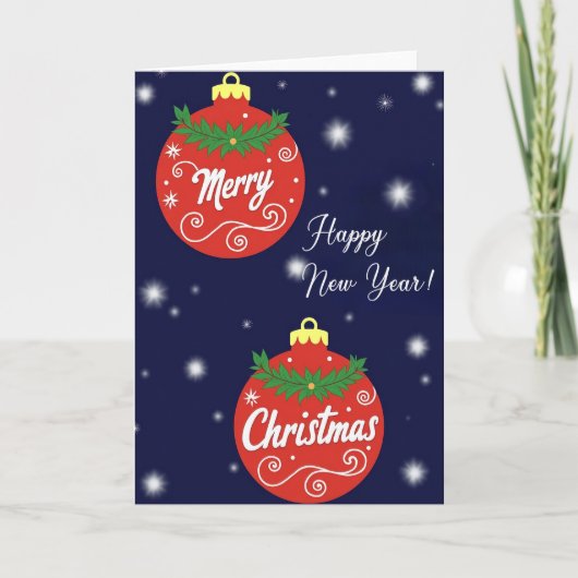 Kerstkaart Kaart (Voorkant)