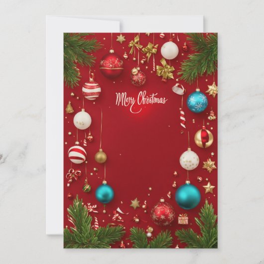 kerstkaart  kaart (Voorkant)