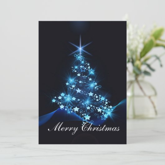 Kerstkaart. Kaart (Staand voorkant)