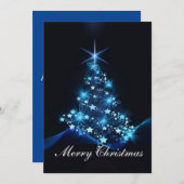 Kerstkaart. Kaart (Voorkant / Achterkant)