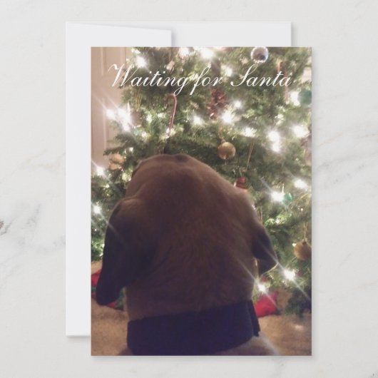 kerstkaart kaart (Voorkant)