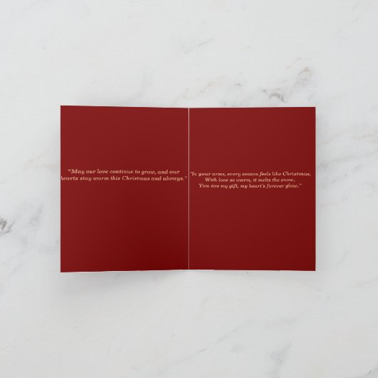 kerstkaart kaart (Binnen)