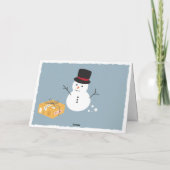 kerstkaart kaart (Achterkant)