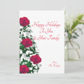 KERSTKAART KAART (Staand voorkant)