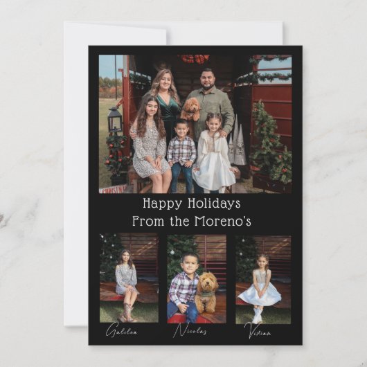 kerstkaart kaart (Voorkant)