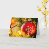 Kerstkaart Kaart (Gele Bloem)