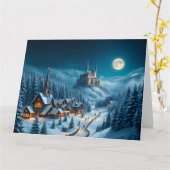 kerstkaart kaart (Gele Bloem)