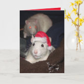 kerstkaart kaart (Gele Bloem)