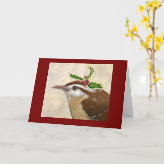 kerstkaart kaart (Gele Bloem)