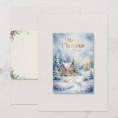 Kerstkaart Kaart (Voorkant / Achterkant)