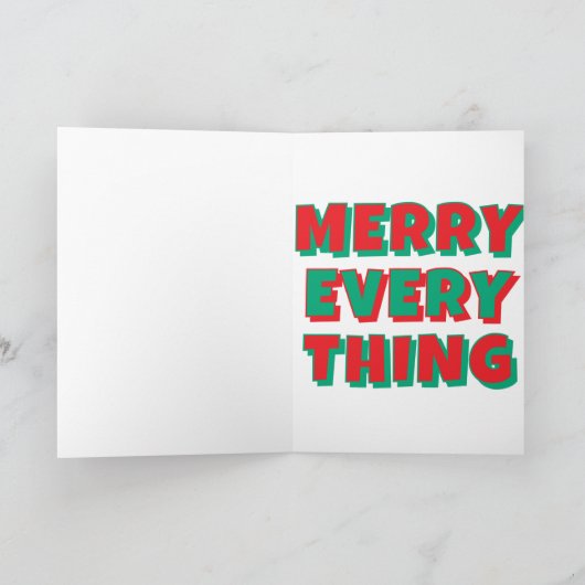 kerstkaart kaart (Binnen)