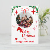 Kerstkaart Kaart (Staand voorkant)