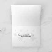 Kerstkaart Kaart (Binnen)
