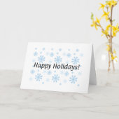 Kerstkaart Kaart (Gele Bloem)