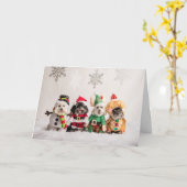  kerstkaart kaart (Gele Bloem)