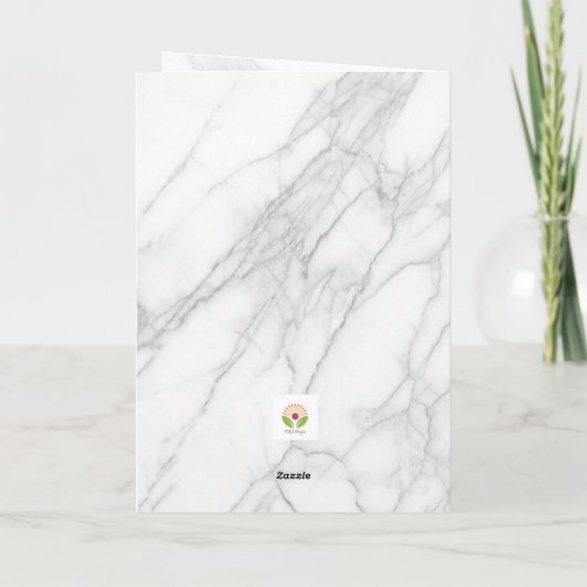 kerstkaart kaart (Achterkant)