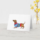 kerstkaart kaart (Gele Bloem)