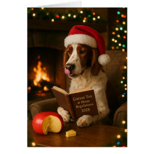 Kerstkaart 'Kaasbelasting' voor Foxhound