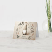 Kerstkaart kabouter feestdagen kaart (Voorkant)