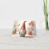 Kerstkaart kabouter feestdagen kaart (Voorkant)