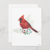 Kerstkaart Kerkuil Kunst (Voorkant / Achterkant)