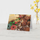 Kerstkaart "Kerst traktaties" Kaart (Gele Bloem)